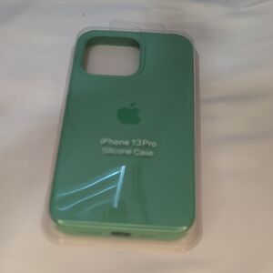 Apple iPhone 13 Pro Case - Mint Green Silicone